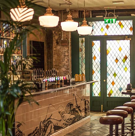 Interior view of IdleWild Bar on Fade Street